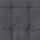 6 Sillas Tapizadas en Tela Gris con Asiento y Respaldo Acolchados, Patas Cromadas - Medidas 45x46x100 cm