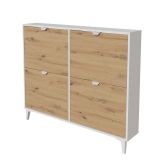 Mueble Zapatero - Almacenamiento Elegante y Práctico | 97,4 x 116,8 x 20 cm (alto x ancho x fondo)