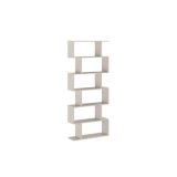 Meyvaser - Estantería Alta Salón, Libreria, Color Beige, Medidas: 191 cm (Alto) x 80 cm (Ancho) x 24,6 cm (Fondo
