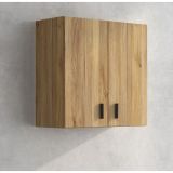 Conjunto de Muebles de Cocina Alto y Bajo de 2 Puertas en Madera Mauvella, 61x61x29 cm y 60x80x34 Cm
